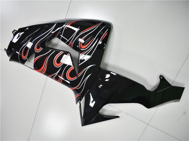 Black Grey Red 2006-2007 ZX10R Motorcycle Fairings Black Grey Red 2006-2007 ZX10R Motorcycle Fairings
