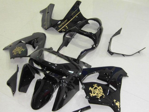 Black JW 1998-1999 ZX9R Motorcycle Fairings Black JW 1998-1999 ZX9R Motorcycle Fairings