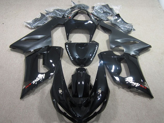Black Ninja 636 2005-2006 ZX6R Motorcycle Fairings Black Ninja 636 2005-2006 ZX6R Motorcycle Fairings