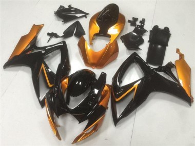 Black Orange 2006-2007 GSXR 600/750 Motorcycle Fairing