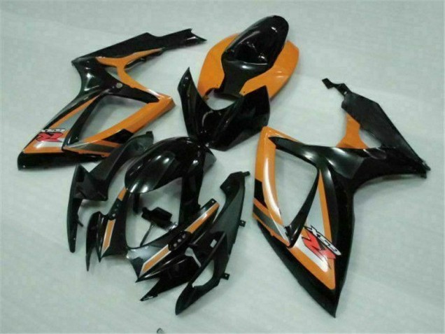 Black Orange 2006-2007 GSXR 600/750 Motorcycle Fairings Black Orange 2006-2007 GSXR 600/750 Motorcycle Fairings