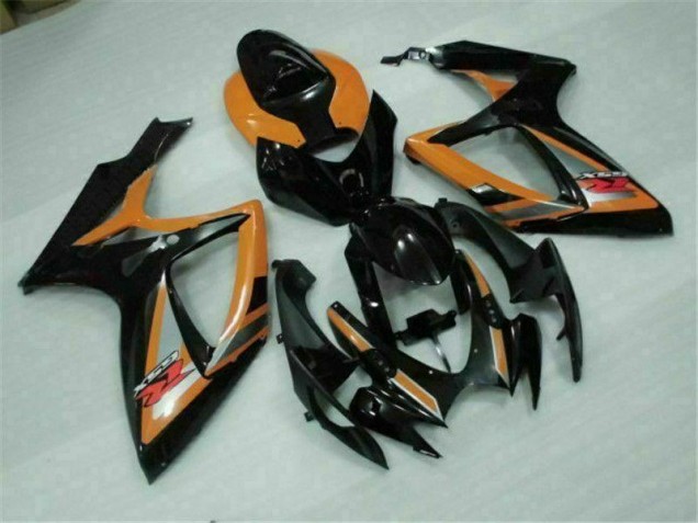Black Orange 2006-2007 GSXR 600/750 Motorcycle Fairings Black Orange 2006-2007 GSXR 600/750 Motorcycle Fairings