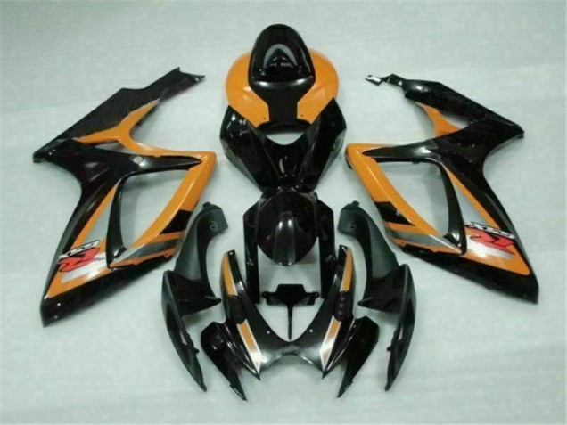 Black Orange 2006-2007 GSXR 600/750 Motorcycle Fairings Black Orange 2006-2007 GSXR 600/750 Motorcycle Fairings