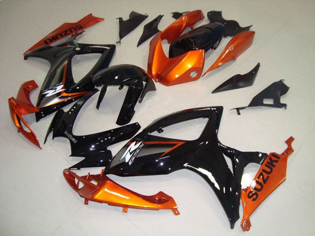 Black Orange 2006-2007 GSXR 750 Motorcycle Fairing Black Orange 2006-2007 GSXR 750 Motorcycle Fairing