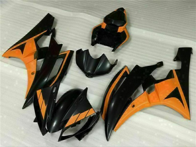 Black Orange 2006-2007 YZF R6 Motorcycle Fairings Black Orange 2006-2007 YZF R6 Motorcycle Fairings