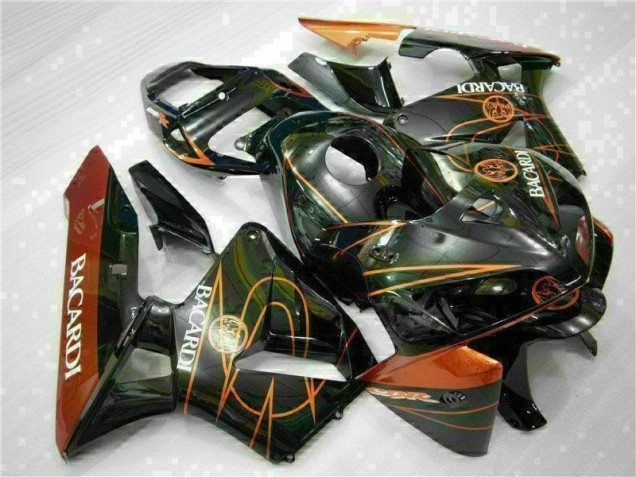 Black Orange BACARDI 2005-2006 CBR600RR Motorcycle Fairings Black Orange BACARDI 2005-2006 CBR600RR Motorcycle Fairings