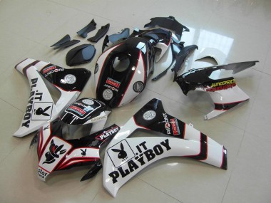 Black Playboy 2008-2011 CBR1000RR Motorcycle Fairings