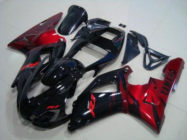Black Red 1998-1999 YZF R1 Motorcycle Fairings