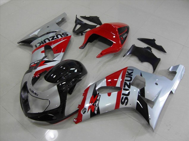 Black Red 2001-2003 GSXR 750 Motorcycle Fairings Black Red 2001-2003 GSXR 750 Motorcycle Fairings