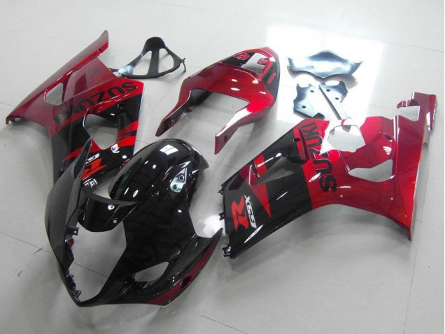 Black Red 2003-2004 GSXR 1000 Motorcycle Fairing Black Red 2003-2004 GSXR 1000 Motorcycle Fairing