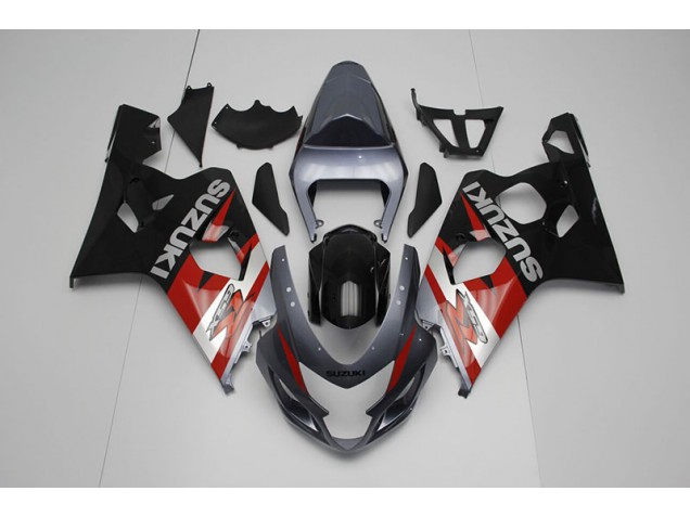Black Red 2004-2005 GSXR 750 Motorcycle Fairings Black Red 2004-2005 GSXR 750 Motorcycle Fairings