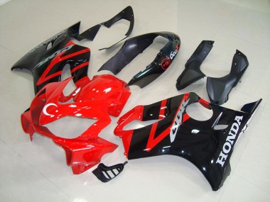 Black Red 2004-2007 CBR600 F4i Motorcycle Fairing