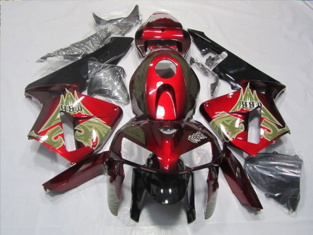 Black Red 2005-2006 CBR600RR Motorcycle Fairing Kits Black Red 2005-2006 CBR600RR Motorcycle Fairing Kits