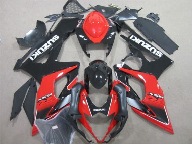 Black Red 2005-2006 GSXR 1000 Motorcycle Fairings