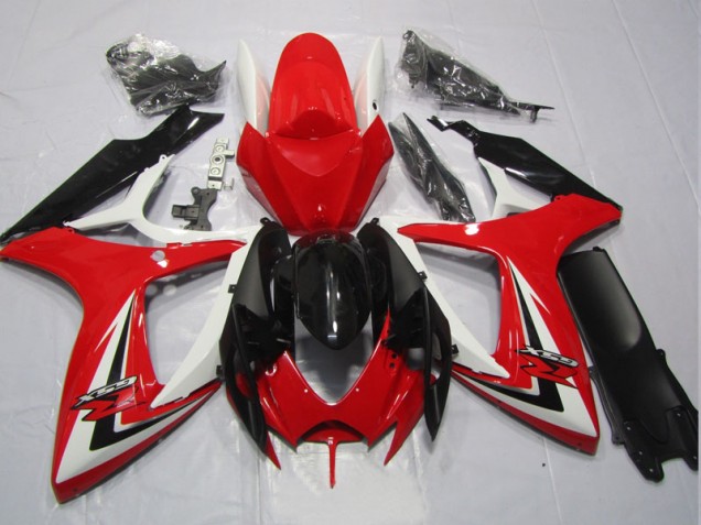 Black Red 2006-2007 GSXR 600 Motorcycle Fairing Black Red 2006-2007 GSXR 600 Motorcycle Fairing