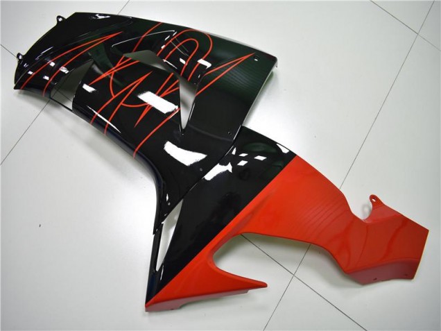 Black Red 2006-2007 ZX10R Motorcycle Fairings Black Red 2006-2007 ZX10R Motorcycle Fairings