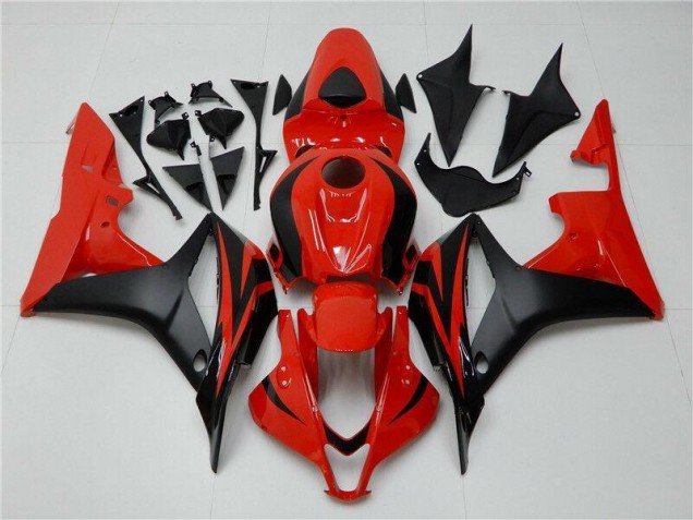 Black Red 2007-2008 CBR600RR Motorcycle Bodywork Black Red 2007-2008 CBR600RR Motorcycle Bodywork