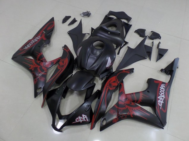 Black Red 2007-2008 CBR600RR Motorcycle Fairing Black Red 2007-2008 CBR600RR Motorcycle Fairing