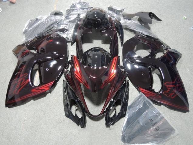 Black Red 2008-2019 GSXR 1300 Hayabusa Full Motorcycle Fairing Kits Black Red 2008-2019 GSXR 1300 Hayabusa Full Motorcycle Fairing Kits