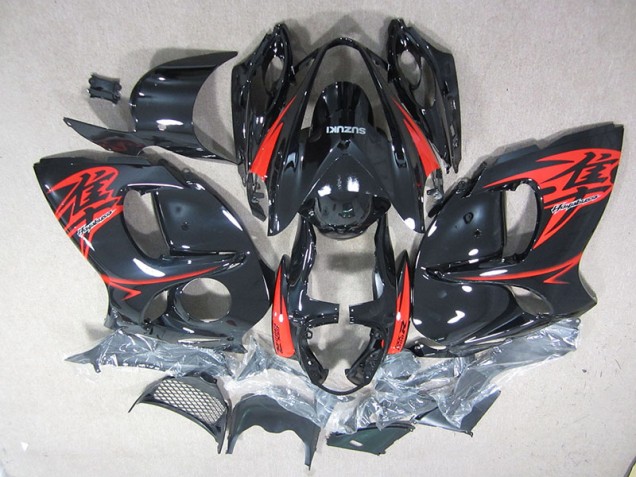 Black Red 2008-2019 GSXR 1300 Hayabusa Motorcycle Fairing Kits Black Red 2008-2019 GSXR 1300 Hayabusa Motorcycle Fairing Kits