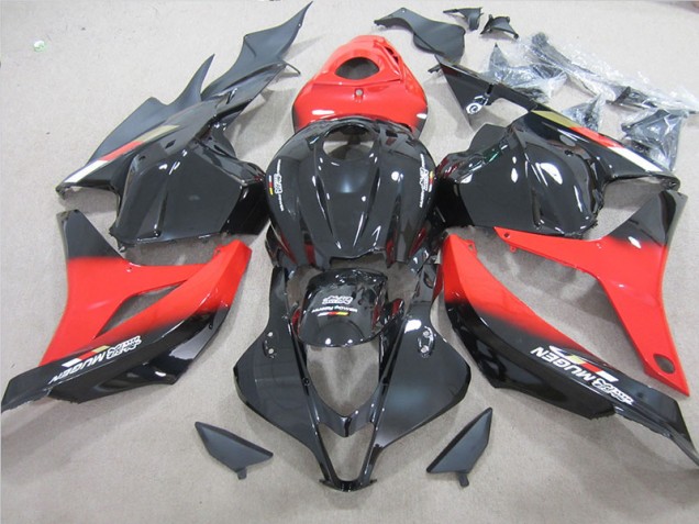 Black Red 2009-2012 CBR600RR Motorcycle Fairings Black Red 2009-2012 CBR600RR Motorcycle Fairings