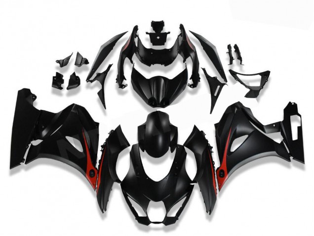Black Red 2017-2021 GSXR 1000 Motorcycle Fairing Black Red 2017-2021 GSXR 1000 Motorcycle Fairing