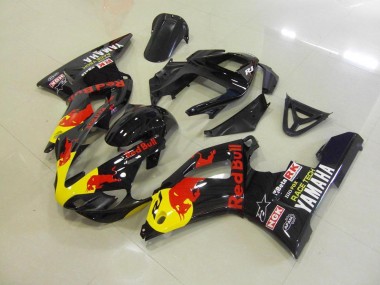Black Red Bull 2000-2001 YZF R1 Motorcycle Fairings