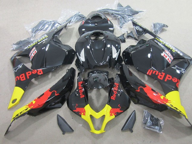Black Red Bull 2009-2012 CBR600RR Motorcycle Fairing Black Red Bull 2009-2012 CBR600RR Motorcycle Fairing
