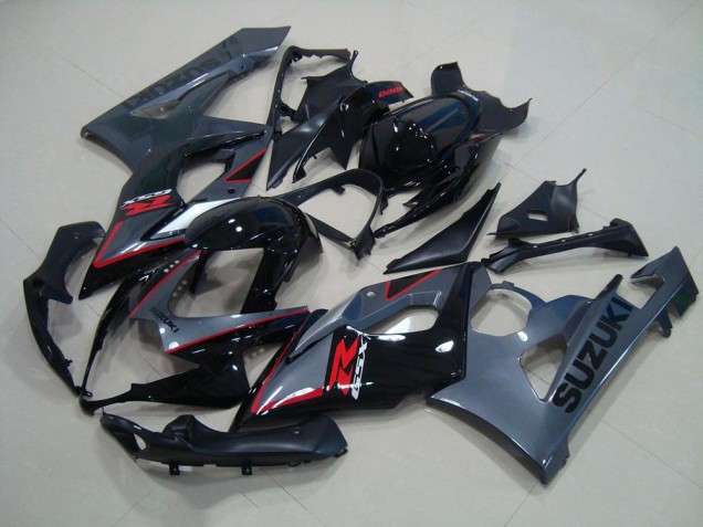 Black Red Decals 2005-2006 GSXR 1000 Motorcycle Fairings Black Red Decals 2005-2006 GSXR 1000 Motorcycle Fairings