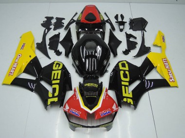 Black Red HRC 2012-2016 CBR1000RR Motorcycle Fairings