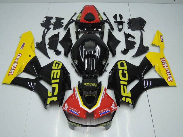 Black Red HRC 2012-2016 CBR1000RR Motorcycle Fairings Black Red HRC 2012-2016 CBR1000RR Motorcycle Fairings