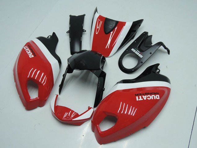 Black Red Monster 2008-2012 Ducati Monster 696 Motorcycle Fairing Black Red Monster 2008-2012 Ducati Monster 696 Motorcycle Fairing