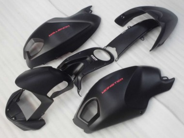Black Red Monster 2008-2012 Ducati Monster 696 Motorcycle Fairings