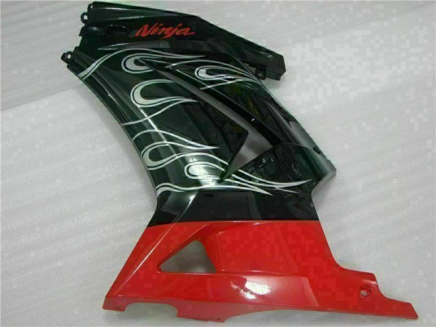 Black Red Ninja 2008-2012 EX250 Motorcycle Fairings Black Red Ninja 2008-2012 EX250 Motorcycle Fairings