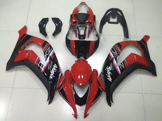 Black Red Ninja 2016-2019 ZX10R Motorcycle Fairings Black Red Ninja 2016-2019 ZX10R Motorcycle Fairings