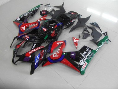 Black Red Pata 2007-2008 CBR600RR Motorcycle Fairings
