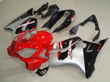 Black Red Silver 2004-2007 CBR600 F4i Motorcycle Fairings