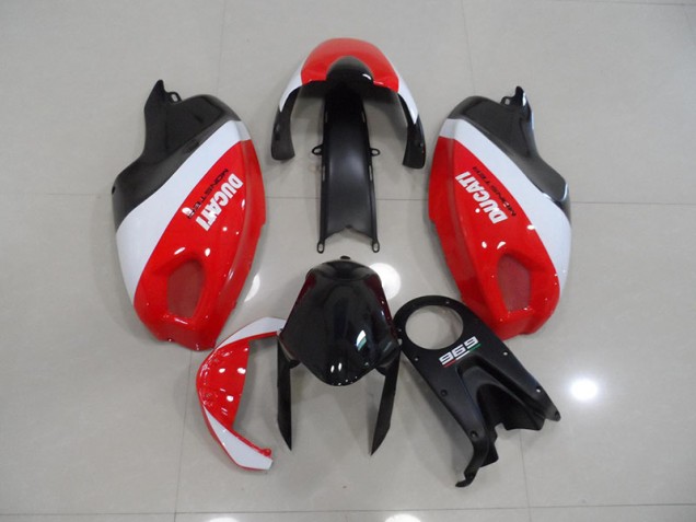 Black Red White 2008-2012 Ducati Monster 696 Motorcycle Fairings