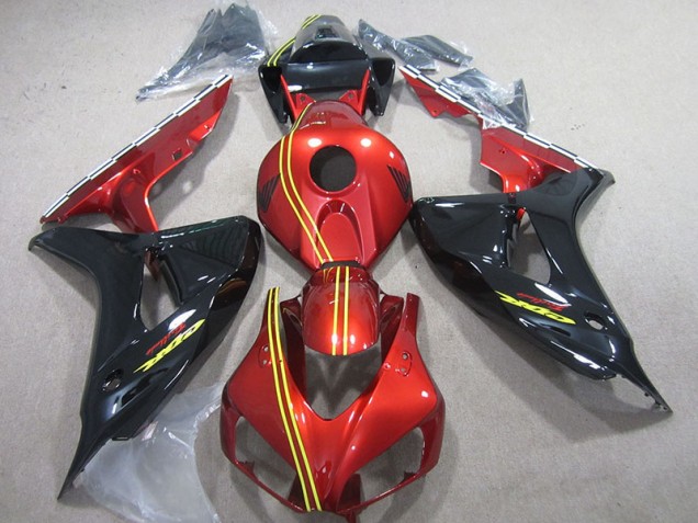 Black Red Yellow 2006-2007 CBR1000RR Motorcycle Fairings Black Red Yellow 2006-2007 CBR1000RR Motorcycle Fairings