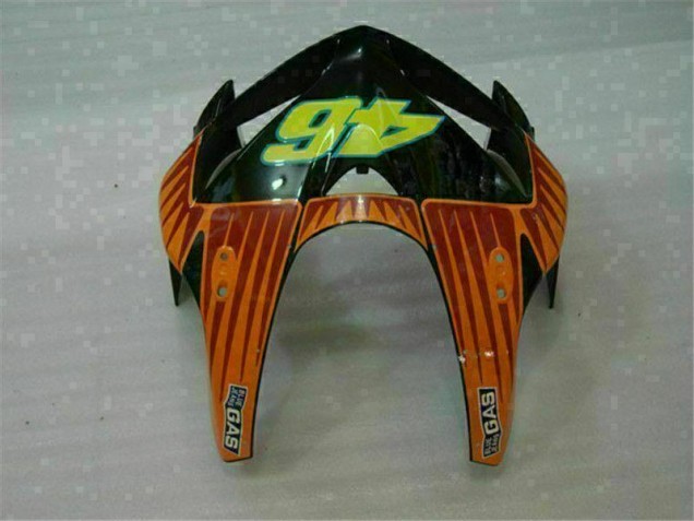 Black Red Yellow 46 2005-2006 CBR600RR Motorcycle Fairings Black Red Yellow 46 2005-2006 CBR600RR Motorcycle Fairings