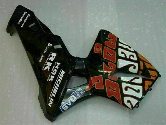 Black Red Yellow 46 2005-2006 CBR600RR Motorcycle Fairings Black Red Yellow 46 2005-2006 CBR600RR Motorcycle Fairings