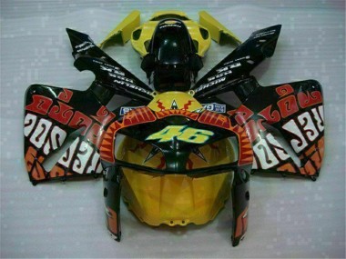 Black Red Yellow 46 2005-2006 CBR600RR Motorcycle Fairings