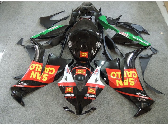 Black Red Yellow San Carlo 2012-2016 CBR1000RR Motorcycle Fairings Black Red Yellow San Carlo 2012-2016 CBR1000RR Motorcycle Fairings