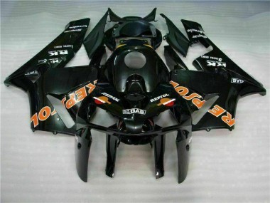 Black Repsol 2005-2006 CBR600RR Motorcycle Fairings