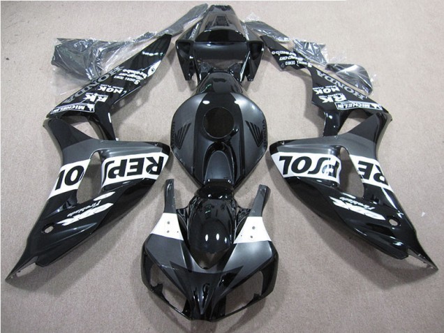 Black Repsol 2006-2007 CBR1000RR Motorcycle Fairings Black Repsol 2006-2007 CBR1000RR Motorcycle Fairings