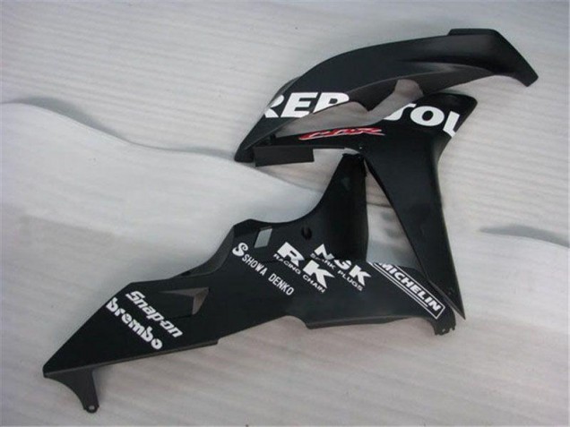 Black Repsol 2007-2008 CBR600RR Motorcycle Fairings Black Repsol 2007-2008 CBR600RR Motorcycle Fairings
