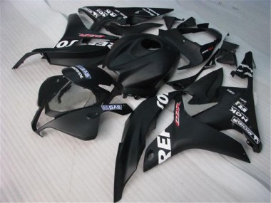 Black Repsol 2007-2008 CBR600RR Motorcycle Fairings