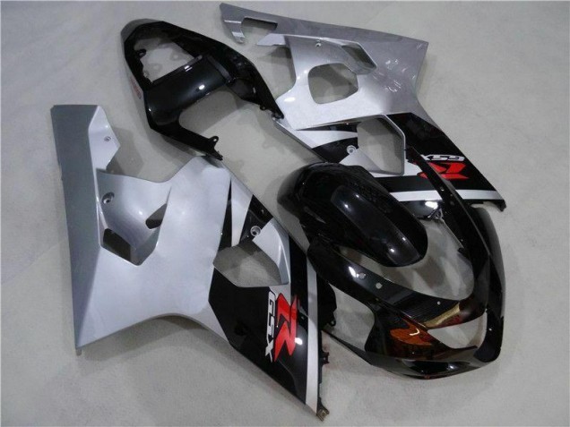 Black Silver 2004-2005 GSXR 600/750 Motorcycle Fairings Black Silver 2004-2005 GSXR 600/750 Motorcycle Fairings