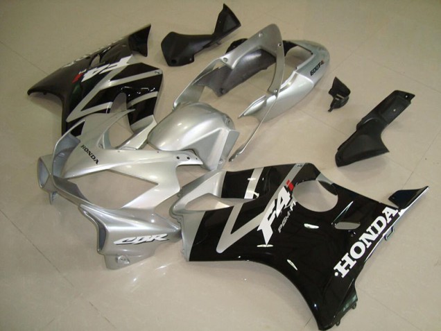Black Silver 2004-2007 CBR600 F4i Motorcycle Fairings Black Silver 2004-2007 CBR600 F4i Motorcycle Fairings