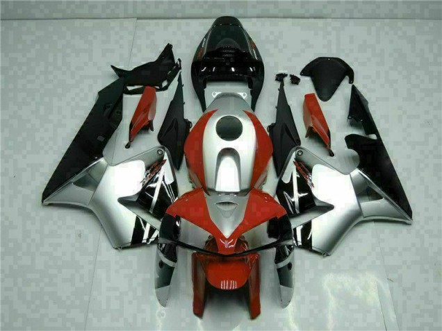 Black Silver Red 2005-2006 CBR600RR Motorcycle Fairings Black Silver Red 2005-2006 CBR600RR Motorcycle Fairings